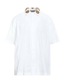 【送料無料】 ヴェルサーチ メンズ シャツ トップス Patterned shirt White