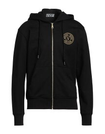 【送料無料】 ヴェルサーチ メンズ パーカー・スウェット フーディー アウター Hooded sweatshirt Black