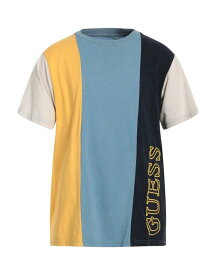 【送料無料】 ゲス メンズ Tシャツ トップス T-shirt Light blue