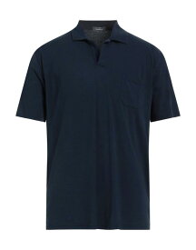 【送料無料】 ロッソピューロ メンズ ポロシャツ トップス Polo shirt Navy blue