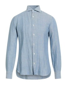 【送料無料】 バルバナポリ メンズ シャツ トップス Solid color shirt Sky blue