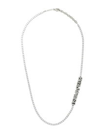 【送料無料】 ディースクエアード メンズ ネックレス・チョーカー・ペンダントトップ アクセサリー Necklace Silver