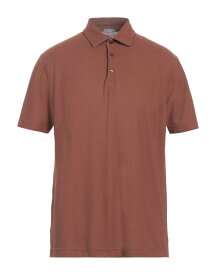 【送料無料】 ザノーネ メンズ ポロシャツ トップス Polo shirt Brown