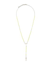 【送料無料】 ディースクエアード メンズ ネックレス・チョーカー・ペンダントトップ アクセサリー Necklace Yellow