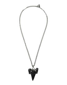 【送料無料】 ディースクエアード メンズ ネックレス・チョーカー・ペンダントトップ アクセサリー Necklace Black