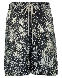 ���b�N�I�E�G���X �����Y �{�g���X �n�[�t�p���c�E�V���[�c RICK OWENS �V���[�g�p���c���o�~���[�_�p���c Black �u���b�N