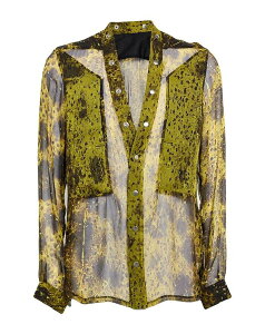 ���b�N�I�E�G���X �����Y �g�b�v�X �V���c RICK OWENS ������V���c Lime Green ���C��
