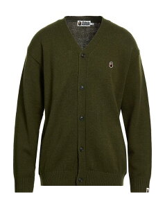 �A �x�C�V���O �G�C�v �����Y �A�E�^�[ �J�[�f�B�K�� A BATHING APE �J�[�f�B�K�� Military Green �O���[��