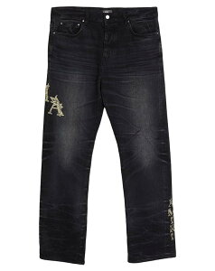 �A�~�� �����Y �{�g���X �f�j���p���c AMIRI �X�g���[�g���b�O Black �u���b�N
