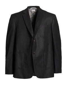 �g���u���E�� �����Y �A�E�^�[ �W���P�b�g�E�u���]�� THOM BROWNE �e�[���[�h�W���P�b�g Charcoal �`���R�[��