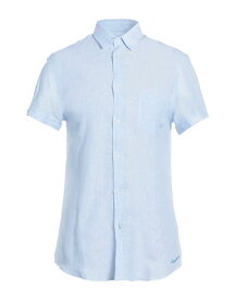 【送料無料】 トラサルディ メンズ シャツ トップス Linen shirt Sky blue