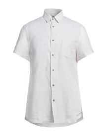 【送料無料】 トラサルディ メンズ シャツ トップス Linen shirt Ivory