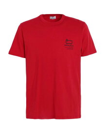 【送料無料】 ウール リッチ メンズ Tシャツ トップス T-shirt Red