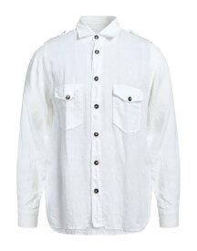 【送料無料】 リュー・ジョー メンズ シャツ トップス Linen shirt White