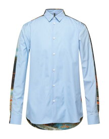 【送料無料】 オーエーエムシー メンズ シャツ トップス Patterned shirt Sky blue