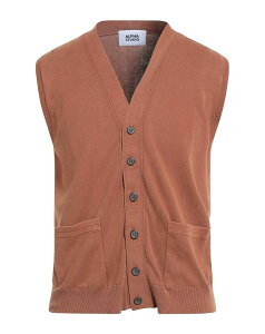 �A���t�@�X �e���[�f�B�I �����Y �A�E�^�[ �J�[�f�B�K�� ALPHA STUDIO Brown �u���E��