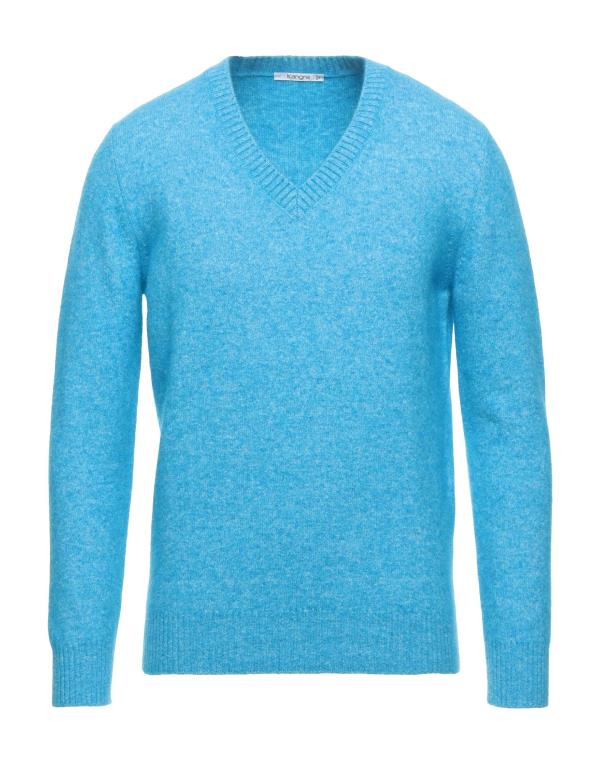 カングラ カシミア メンズ ニット・セーター アウター Sweater Turquoise 販促セール メンズファッション 