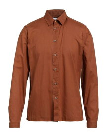 【送料無料】 センス メンズ シャツ トップス Solid color shirt Brown