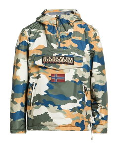 �i�p�s�� �����Y �A�E�^�[ �W���P�b�g�E�u���]�� NAPAPIJRI Military Green �O���[��