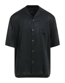【送料無料】 ロベルトコリーナ メンズ シャツ トップス Solid color shirt Black