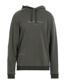 【送料無料】 ボリオリ メンズ パーカー・スウェット アウター Hooded sweatshirt Military green