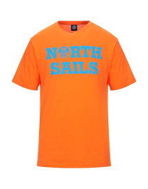 【送料無料】 ノースセール メンズ Tシャツ トップス T-shirt Orange