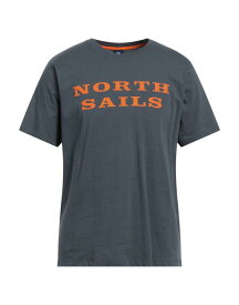 【送料無料】 ノースセール メンズ Tシャツ トップス T-shirt Steel grey