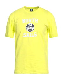 【送料無料】 ノースセール メンズ Tシャツ トップス T-shirt Acid green