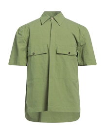 【送料無料】 ヨーン メンズ シャツ トップス Solid color shirt Military green