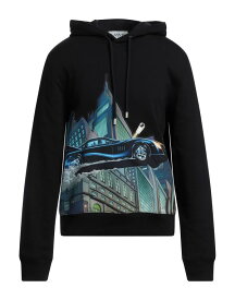 【送料無料】 ランバン メンズ パーカー・スウェット アウター Hooded sweatshirt Black