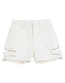 【送料無料】 リックオウエンス メンズ ハーフパンツ・ショーツ ボトムス Denim shorts Ivory