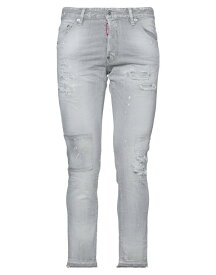 【送料無料】 ディースクエアード メンズ デニムパンツ ボトムス Denim pants Light grey