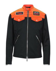 【送料無料】 ディースクエアード メンズ ジャケット・ブルゾン アウター Biker jacket Orange