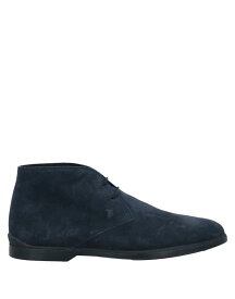 【送料無料】 トッズ メンズ ブーツ・レインブーツ シューズ Boots Midnight blue