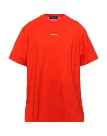 【送料無料】 ディースクエアード メンズ Tシャツ トップス Basic T-shirt Orange