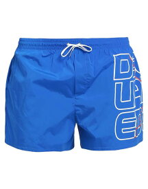 【送料無料】 ディースクエアード メンズ ハーフパンツ・ショーツ 水着 Swim shorts Blue