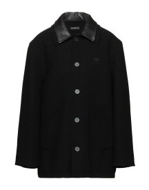 【送料無料】 バレンシアガ メンズ コート アウター Coat Black