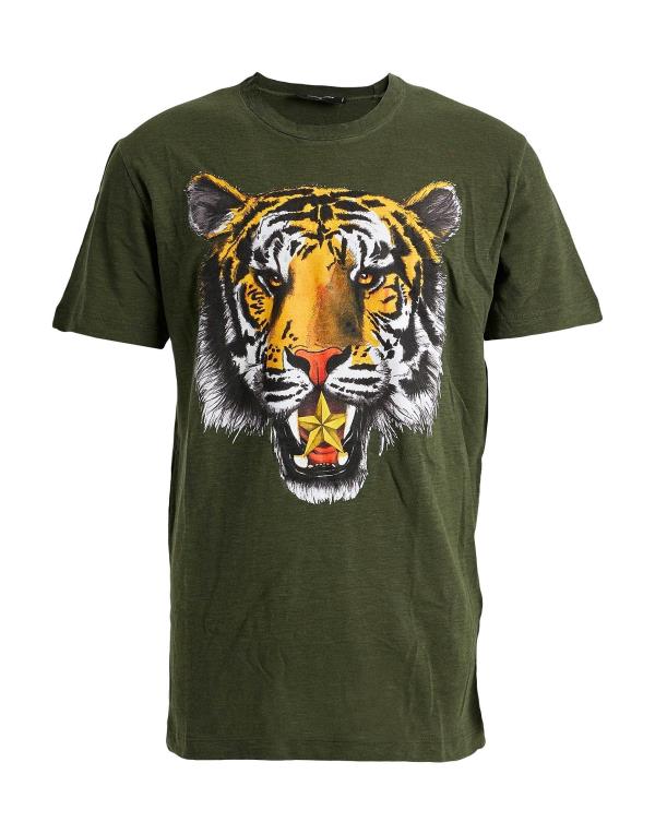 【送料無料】 ディースクエアード メンズ Tシャツ トップス T-shirt Green