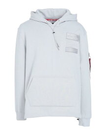 【送料無料】 アルファインダストリーズ メンズ パーカー・スウェット フーディー アウター Hooded sweatshirt Light grey