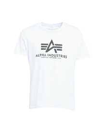 【送料無料】 アルファインダストリーズ メンズ Tシャツ トップス T-shirt White