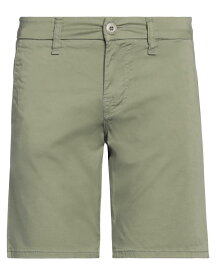 【送料無料】 ゲス メンズ ハーフパンツ・ショーツ ボトムス Shorts & Bermuda Military green