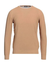 【送料無料】 ロッソピューロ メンズ ニット・セーター アウター Sweater Camel