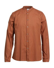 【送料無料】 センス メンズ シャツ トップス Solid color shirt Brown