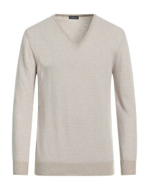 【送料無料】 ロッソピューロ メンズ ニット・セーター アウター Sweater Beige