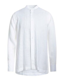 【送料無料】 トラサルディ メンズ シャツ リネンシャツ トップス Linen shirt White