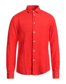 【送料無料】 バレナ メンズ シャツ リネンシャツ トップス Linen shirt Tomato red