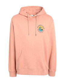 【送料無料】 クイックシルバー メンズ パーカー・スウェット フーディー アウター Hooded sweatshirt Pastel pink