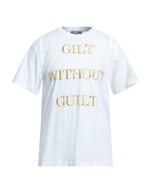 【送料無料】 モスキーノ メンズ Tシャツ トップス T-shirt White