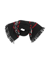 【送料無料】 アレキサンダー・マックイーン メンズ マフラー・ストール・スカーフ アクセサリー Scarves and foulards Black