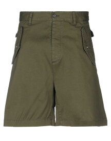 【送料無料】 ディースクエアード メンズ ハーフパンツ・ショーツ ボトムス Shorts & Bermuda Military green